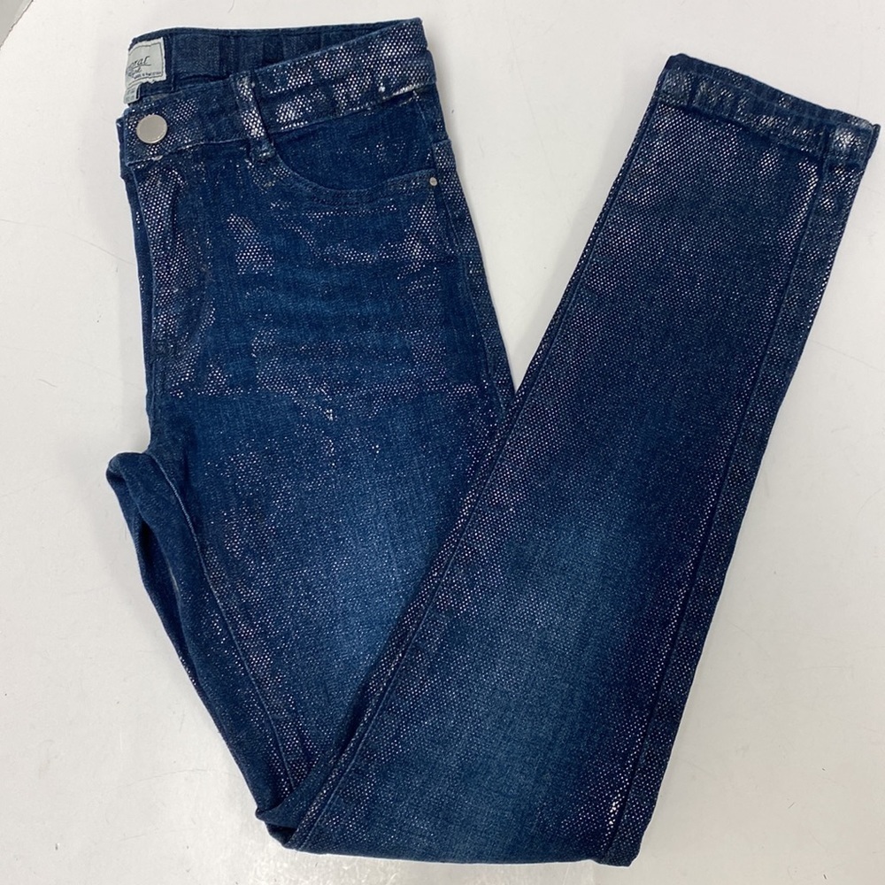 Mayoral Girl Shimmer Skinny Jeans